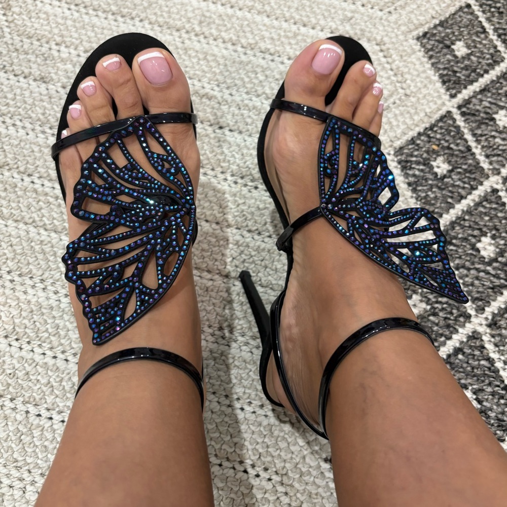 Brand new INC SIZE 10 butterfly heels - Picture 2 of 4